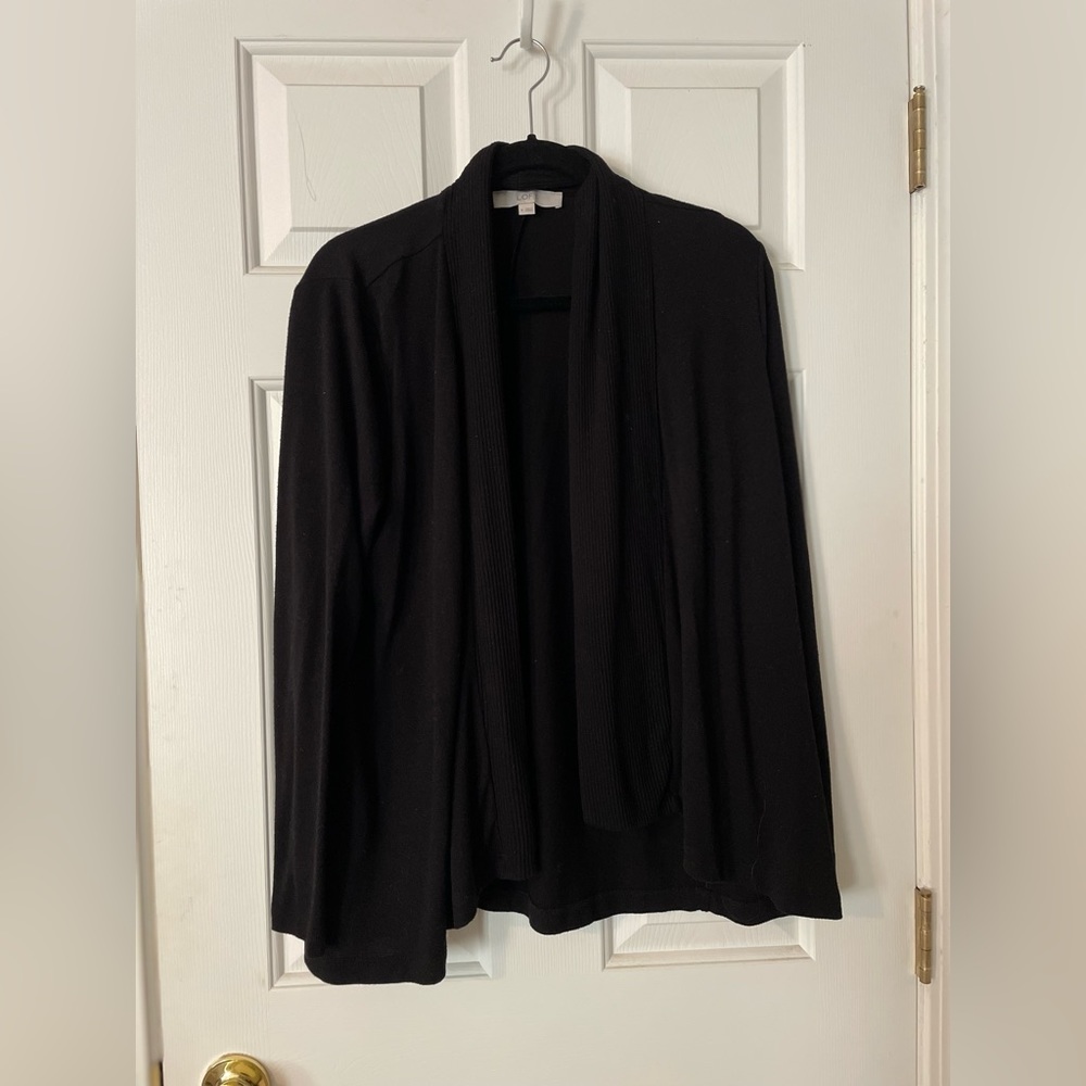 Black Loft cardigan